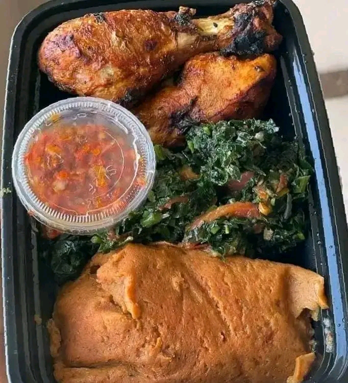 moi moi , vegetable soup and chicken laps